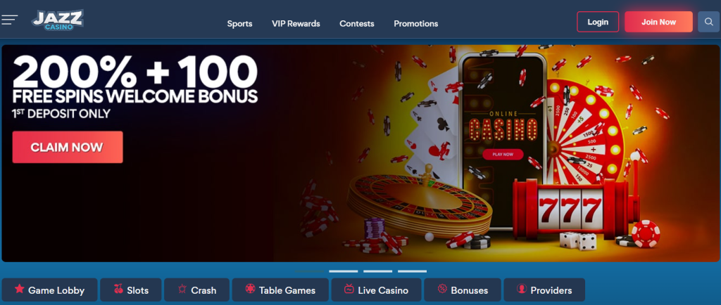 Jazz Casino Bonus Everyday On Signup